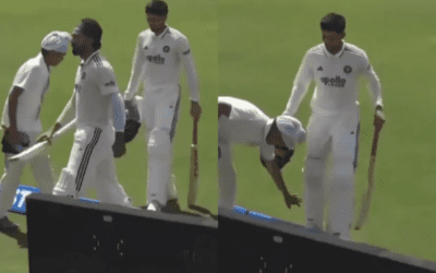 IND vs AFG: टेस्ट मैच के दौरान यंग फैन ने टी ब्रेक के दौरान छुए कप्तान शुभमन गिल के पैर, देखें वायरल वीडियो