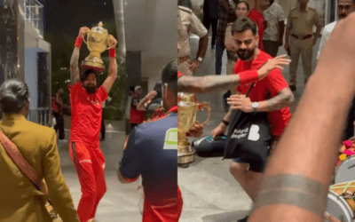 Ipl 2026: क्रुणाल और कोहली ने ढोल-नगाड़ों पर नाचकर मनाया Ipl जीत का जश्न, देखें वीडियो!