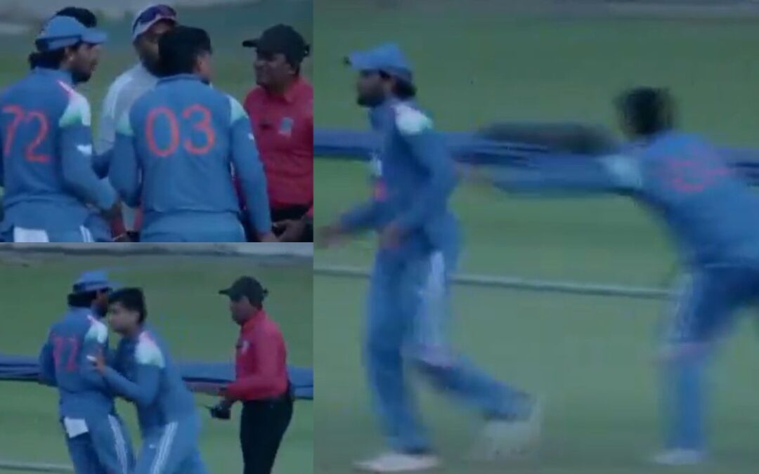WATCH: Vaibhav Suryavanshi steps in as Tilak Varma clashes with umpires during SL-A vs IND-A match