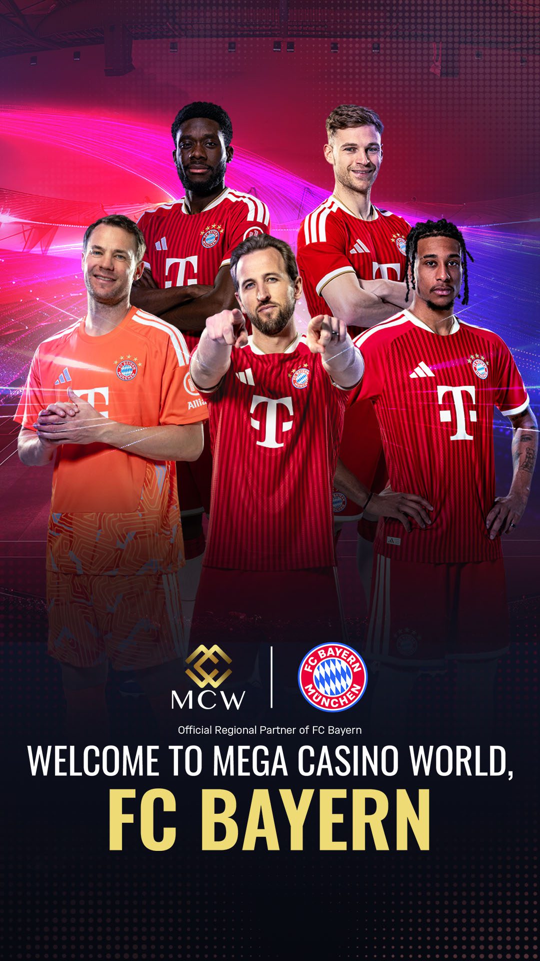 FC Bayern Signs a Three-Year Deal with Asia’s iGaming brand, Mega Casino World