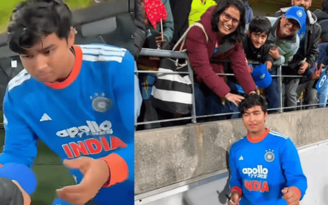 ‘ठंडा पानी मत पीना बेटा’ – जब स्टेडियम में वैभव से टकराईं ‘बलिया वाली दीदी’, देखें वायरल वीडियो