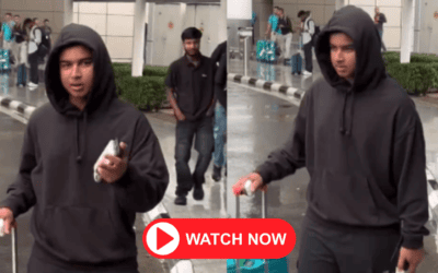 WATCH: Vaibhav Suryavanshi engages in fun banter at airport ahead of 5th T20I against West Indies