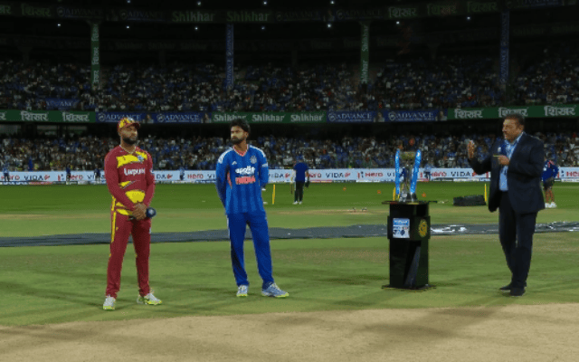 IND vs WI: 5वें टी20 मैच में वेस्टइंडीज ने टाॅस जीतकर गेंदबाजी चुनी, दोनों टीमों की प्लेइंग 11 पर डालें एक नजर 